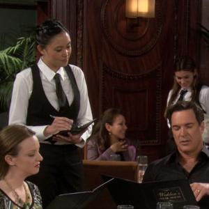 Still of Patrick Warburton Wendi McLendonCovey and Christina j Chang in Rules of Engagement