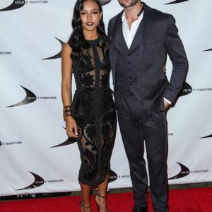 Emrhys Cooper & Karrueche Tran attend the special advanced screening of Till We Meet Again. Egyptian Theatre Hollywood
