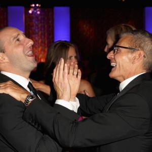 Tony Hale and Michael Lombardo at event of The 66th Primetime Emmy Awards (2014)