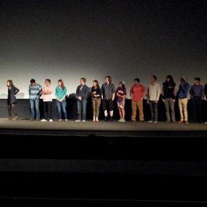Q&A PMD Private Screening (Christian 2nd to last in line of partial crew and principal actors)