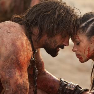 Still of Manu Bennett and Cynthia Addai-Robinson in Spartacus: Blood and Sand (2010)