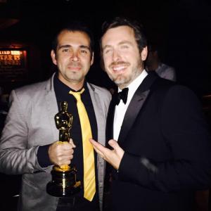 Andre Bauth and Patrick Osborne Afterparty Oscars 2015