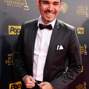 ANDRE BAUTH EMMY WINNER 2015 RED CARPET ARRIVAL WARNER BROTHERS