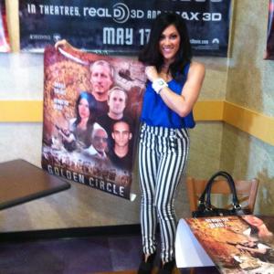 Poster Signing at Movie Release Golden Circle