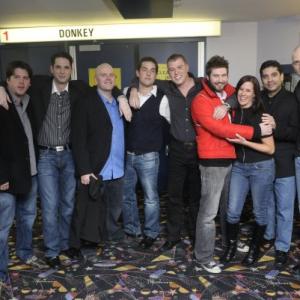 Sean Parker, Richard Towns, Sean Tucker, Matthew Stefiuk, Kenny B, Gregory Wilson, Sally Cleford,Xavier Sotelo, Adrian Langley at the premiere of the feature film 