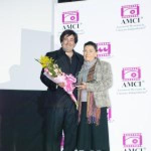 Producer Pedro Araneda Right in the AMCI Awards with Ana Ofelia Murguia Right