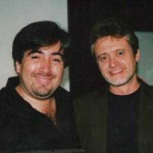Pedro Araneda Left and producer Walter Navas Right