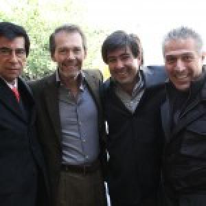 Juan Manuel Borbolla (Left) from Warner Brothers, Pedro Araneda (Middle) and Philip Alexander from Buenavista International (Right).