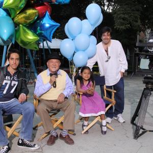 Pedro Araneda Left with the cast of Sugar Candy