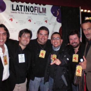 From Left to Right Luis Felipe Tovar (Actor), Pedro Araneda (Producer), Hector Rodriguez (Director), Pancho Rodriguez (Director), Rodolfo Guzmán (Director) and Julio Bracho (Actor).