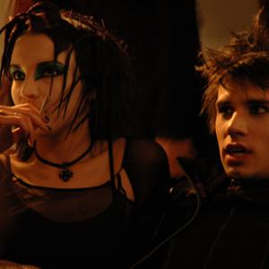 Kate Sissons and Justin Mcdonald in a scene from Vampire Diary