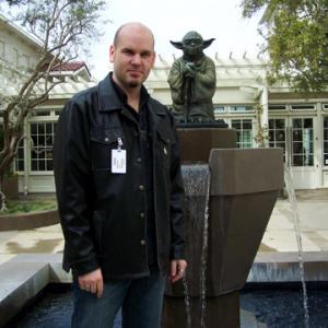 Matt Busch at Lucasfilm headquarters, 2007.