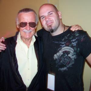 Stan Lee with Matt Busch at Marvel Comics party 2006