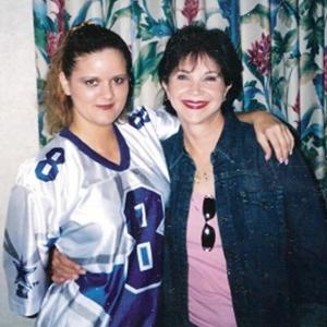 Me and Cindy Williams in Dallas Texas I cured her hiccups with my special powers 