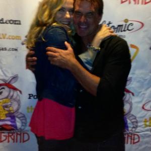 Tara and Tim Moran at the 2013 PollyGrind Film Festival in Las Vegas
