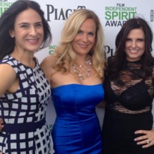 Independent Spirit Awards 2014 with Denine Nio and Kristen Razeggi of Hula Post