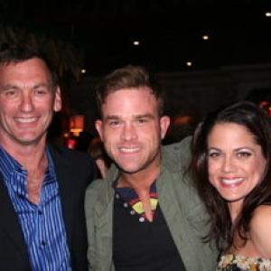 Rick Bieber, Waylon Payne and Stacy Earl at the premiere for Crazy.