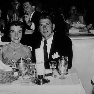 Ronald and Nancy Reagan at Ciros Nightclub C 1956