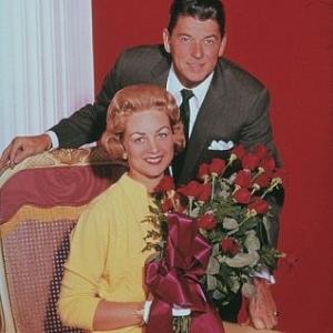 Ronald Reagan and the Queen of The Rose Parade C 1955