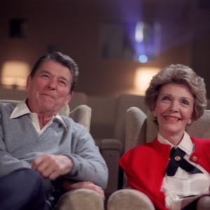 Still of Ronald Reagan and Nancy Reagan in Reagan (2011)