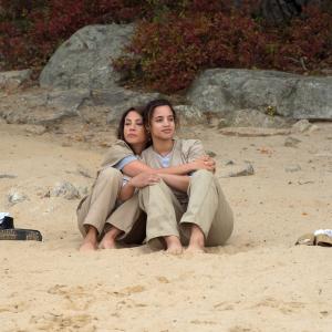 Still of Elizabeth Rodriguez and Dascha Polanco in Orange Is the New Black (2013)