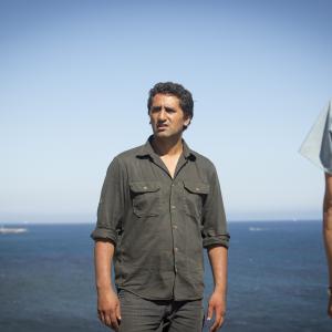 Still of Cliff Curtis, Kim Dickens and Elizabeth Rodriguez in Fear the Walking Dead (2015)