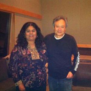 With Director Ang Lee  Life of Pi  20th century fox studios