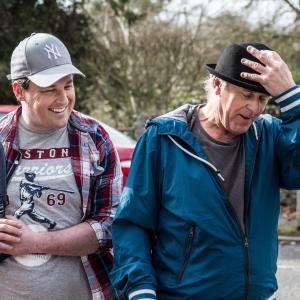 Declan Reynolds and Brian Walsh on set of THE GAELIC CURSE (2015)