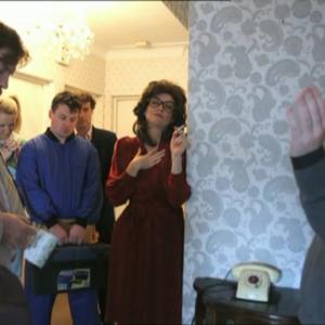 Declan Reynolds as a Telephone Installer with Bernard OShea and Jenny Maguire in a skit for REPUBLIC OF TELLY RTE 2 Nov 2014