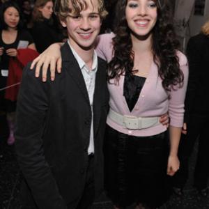 Connor Paolo and Olivia Thirlby at event of Snow Angels 2007