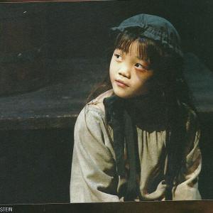 Kylie as little Cosette in the Broadway Revival of Les Miserables at the Broadhurst theater. Nov, 2006