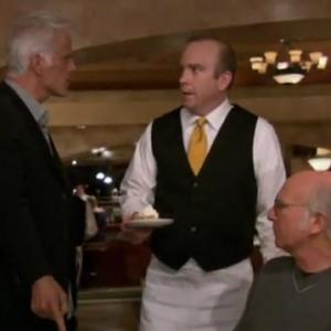 Ted Danson Fred Cross and Larry David in episode Denise Handicapped Curb Your Enthusiasm