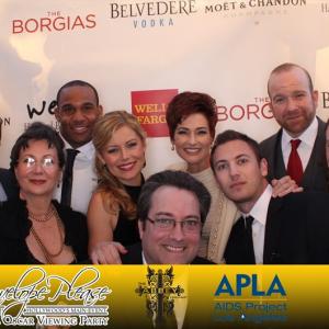 Some of the Lexicon PR family at the 2013 APLA The Envelope Please Party