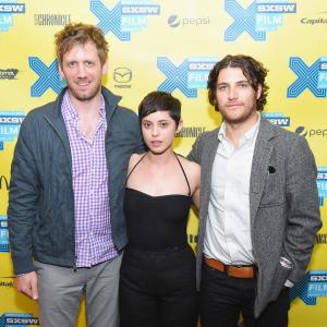 Adam Pally, Charles Hood and Rosa Salazar at event of Night Owls (2015)