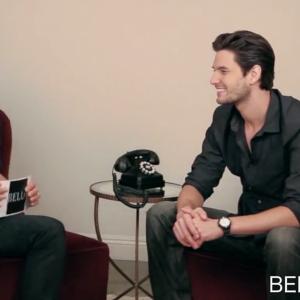 James interviewing Ben Barnes star of Sons of Liberty History and Seventh Son 2014