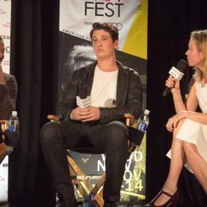 Michael B. Jordan, Miles Teller, and Brie Larson at the Los Angeles Times Envelope Screening Series: Young Hollywood