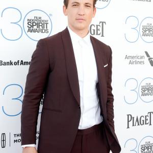 Miles Teller at event of 30th Annual Film Independent Spirit Awards 2015