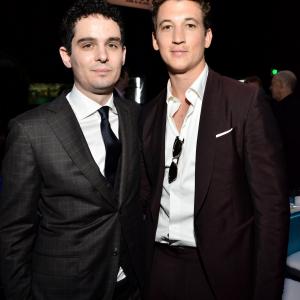 Miles Teller and Damien Chazelle at event of 30th Annual Film Independent Spirit Awards (2015)