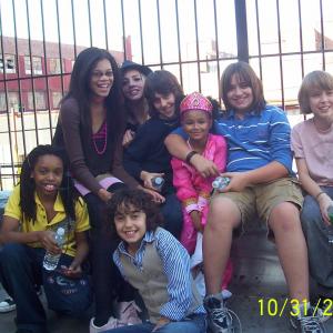 On the set of the Naked Brothers Band