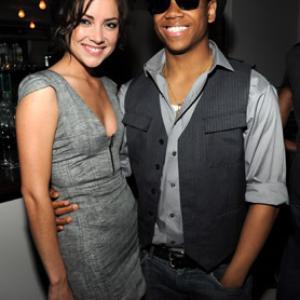 Jessica Stroup and Tristan Wilds