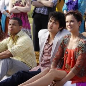Still of Michael Steger, Jessica Stroup and Tristan Wilds in 90210 (2008)