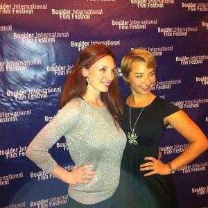 Allison Volk and Brooke Bishop at the Boulder International Film Festival