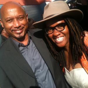 Easmanie Michel and Raoul Peck