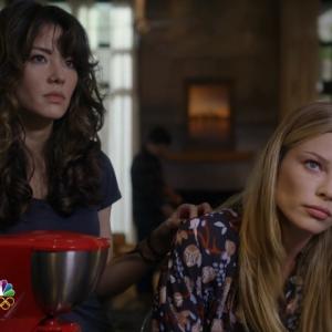 Lauren German and Vedette Lim in Chicago Fire