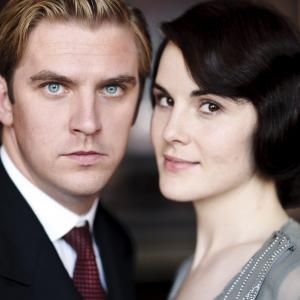 Dan Stevens and Michelle Dockery in Downton Abbey 2010