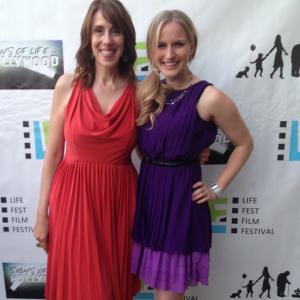 With Jenn Gotzen at LifeFest 2013 Hollywood