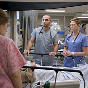 Still of Edie Falco and Haaz Sleiman in Nurse Jackie (2009)