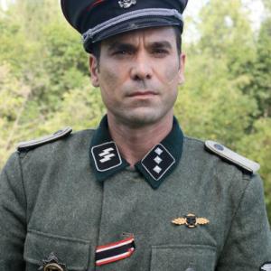 As Nazi officer in film, 