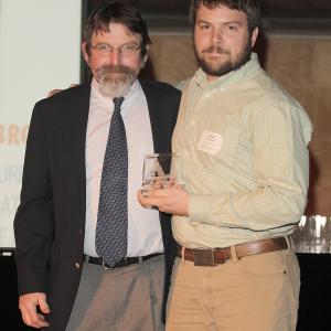 Derek Hallquist with Skip Gates at the 2011 Addy Awards in Springfield, MA.