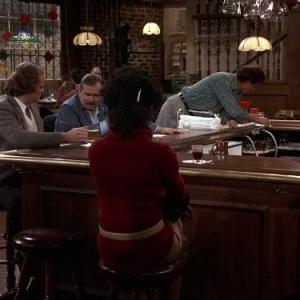 Still of Ted Danson, Kelsey Grammer and John Ratzenberger in Cheers (1982)